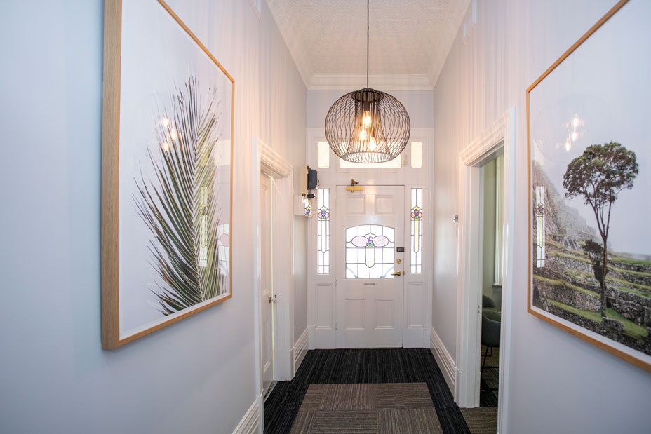 The hallway of Ailin Teo Dental Surgery.