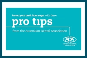 Title screen of video by Australian Dental Association about sugar